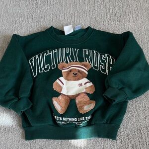 Zara Green Victory Rush Kids Sweatshirt